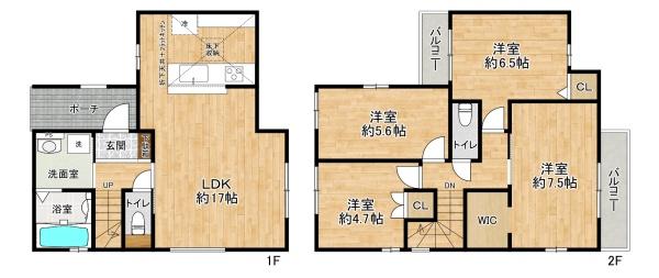 加古川市野口町良野の新築一戸建